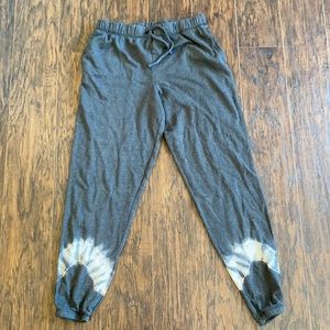 SO high rise light weight tie dye joggers